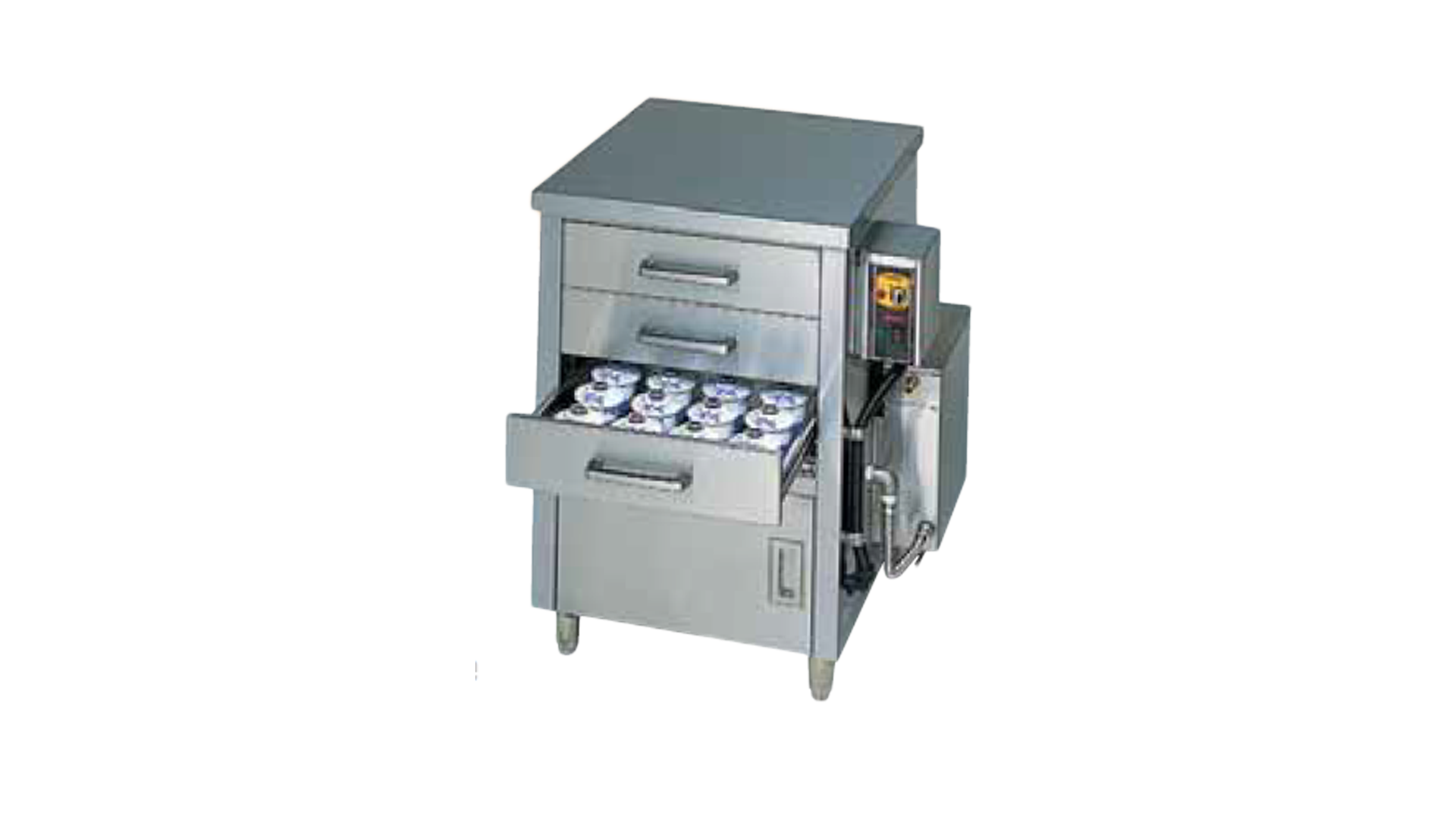 Vaporiera da Banco per Ravioli e Dim Sum · compatta