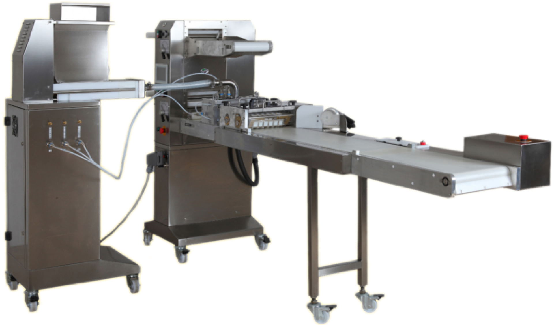 Linea Industriale Sfogliatrice-Riempitrice per Ravioli · 100-540 kg/h
