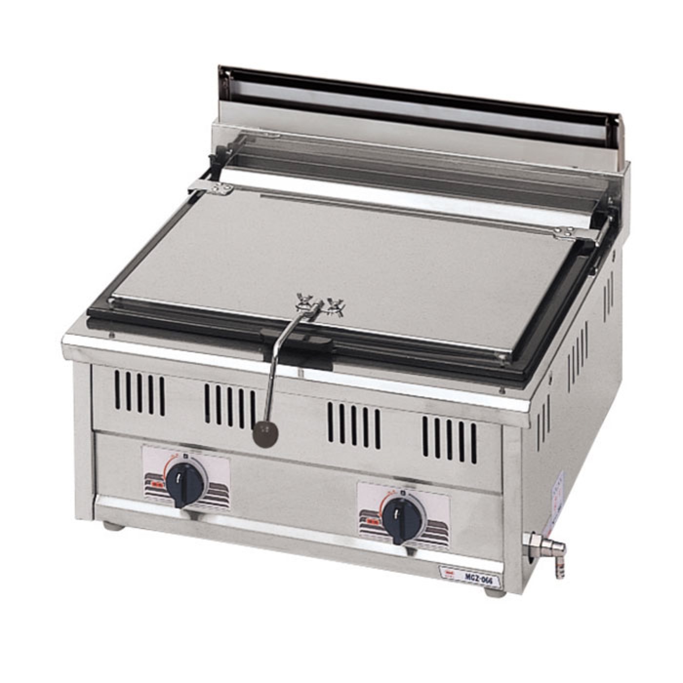 Piastra Gyoza a Gas da Banco Maruzen MGZ-066 – Vasca Grande 510×330 mm, 11,6 kW