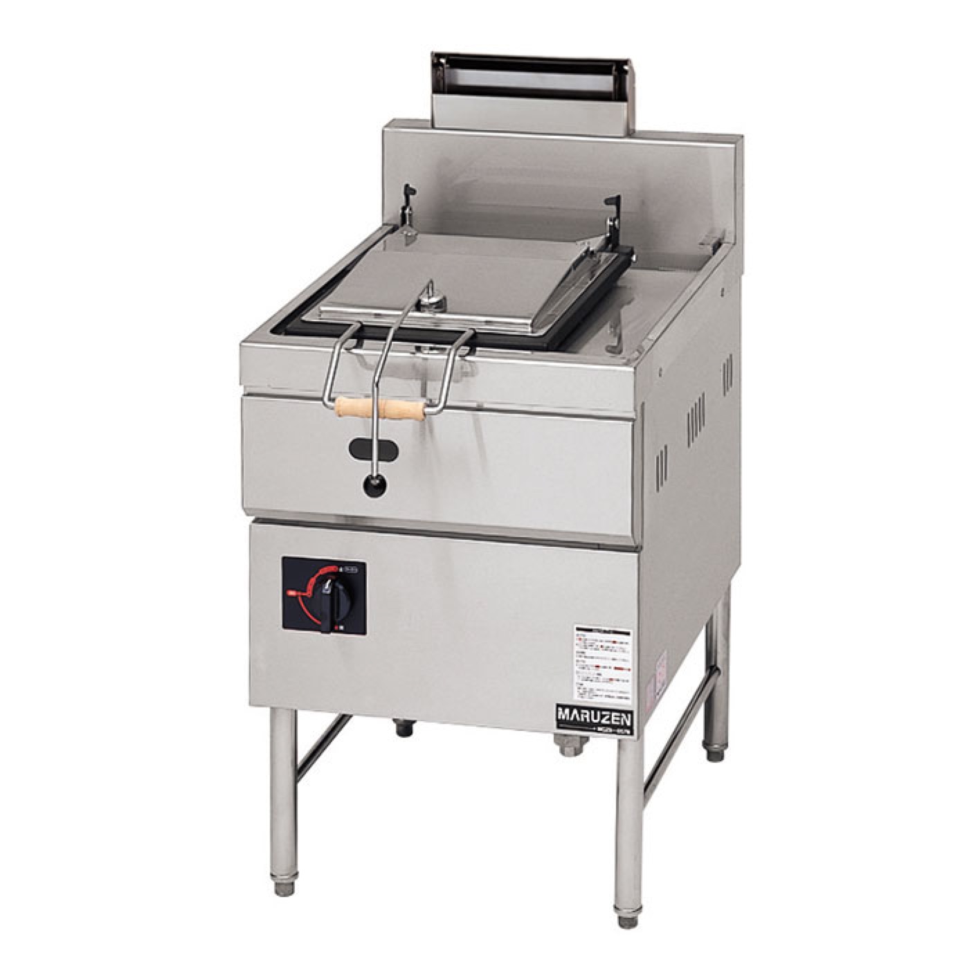 Piastra Gyoza a Gas Professionale Maruzen MGZS-057B – Vasca Singola 303×304 mm, 15,5 kW