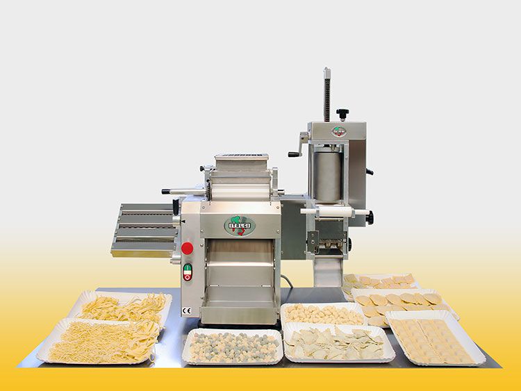 Macchina per Sfoglie Gyoza e Ravioli · dischi 8-9-10 cm