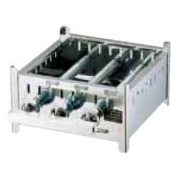 Base a Gas EBM Inox 18-0 per Vaporiera Quadra — Bruciatore Jet 30-50 cm