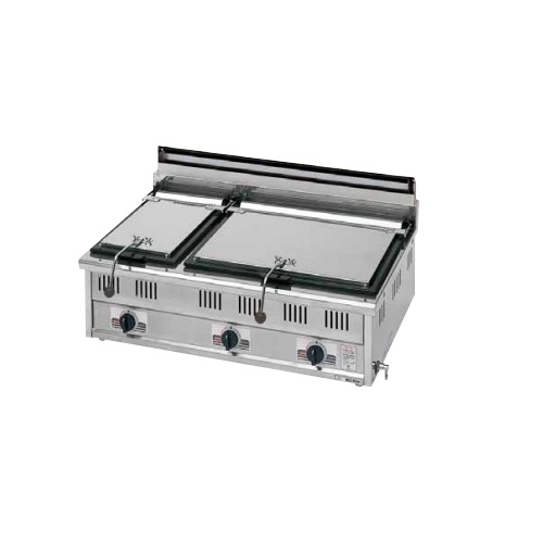 Piastra Gyoza a Gas Doppia da Banco Maruzen MGZ-096W 90 cm 17,4 kW