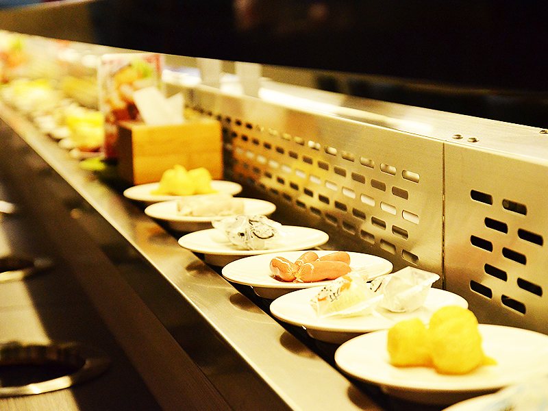 Installazione sushi train
