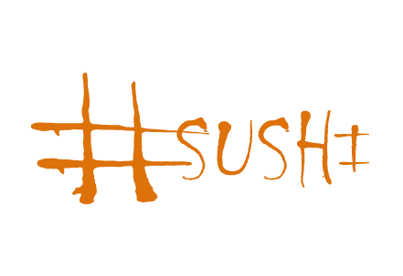 Logo Hashtag Sushi